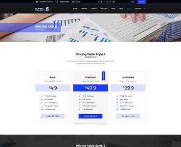 Pricing Table